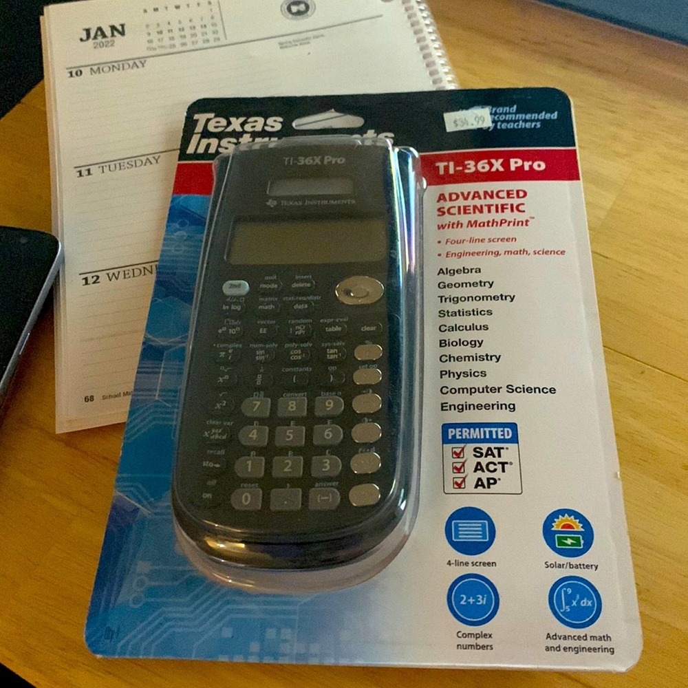 Ti-36x pro calculator